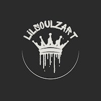 a logo for libouzart with a crown on it